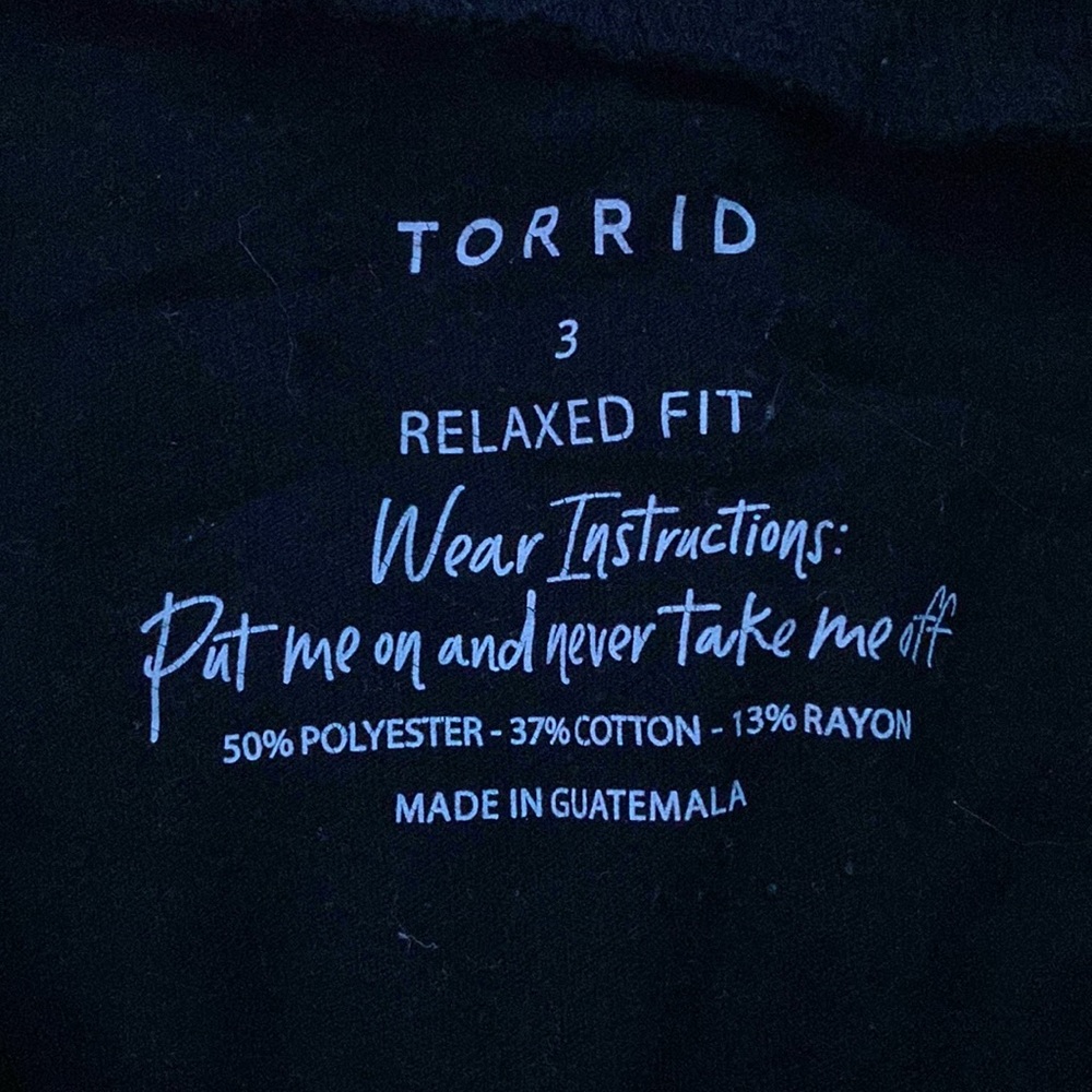 Torrid Crop Tee - Picture 2 of 3